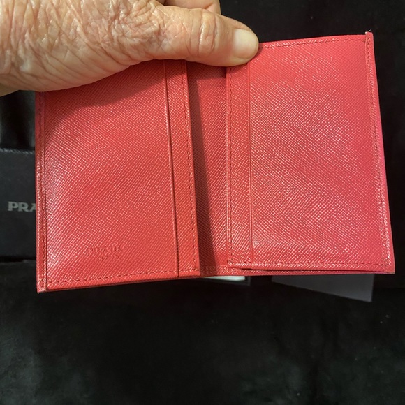 Prada Red Card Wallet w/Box - Picture 6 of 13